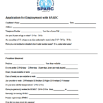 SPARC Employment Application